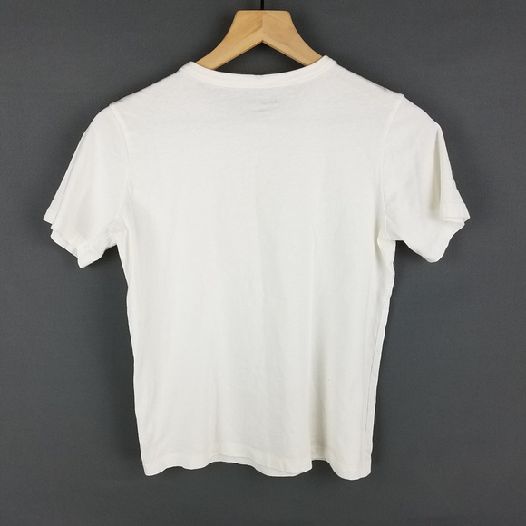 Osh Kosh White Good Vibes Palm Tree Tee Sz 14 - Picture 2 of 5